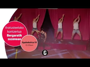 'Hala Bazan' Bergarako Aratusteetako kontzertua, zuzenean bideoaren irudi txikia