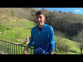 Aimar Larrea: mendiko lasterketatan buru-belarri bideoaren irudi txikia