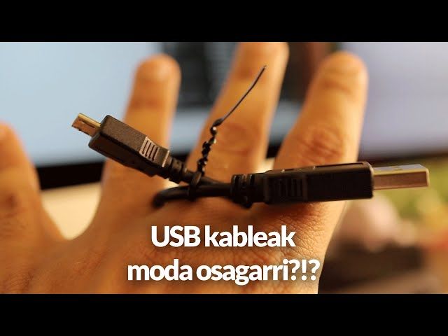 USB kableak, moda apaingarri bideoaren irudi txikia