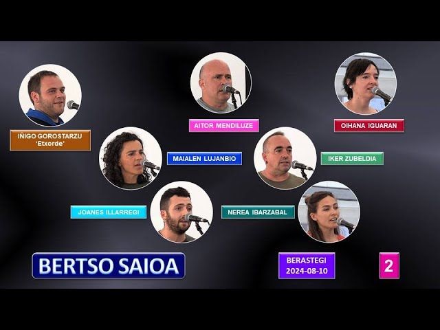 Bertso saioa (2) (Berastegi, 2024-08-10) (40'50'') bideoaren irudi txikia