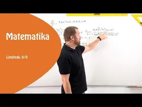 Limiteak 0/0. Faktorizatzea eta sinplifikatzea edukiaren irudi txikia