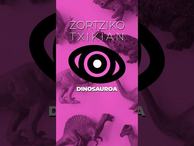 Dinosauroa #zortzikotxikian bideoaren irudi txikia