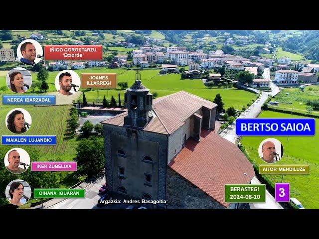Bertso saioa (3) (Berastegi, 2024-08-10) (38'40'') bideoaren irudi txikia