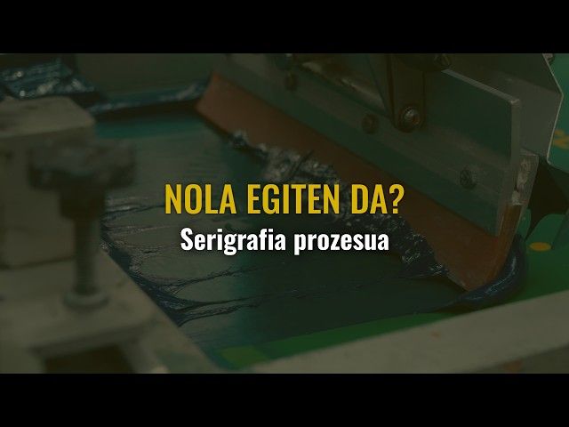 Nola egiten da serigrafia prozesu bat? bideoaren irudi txikia