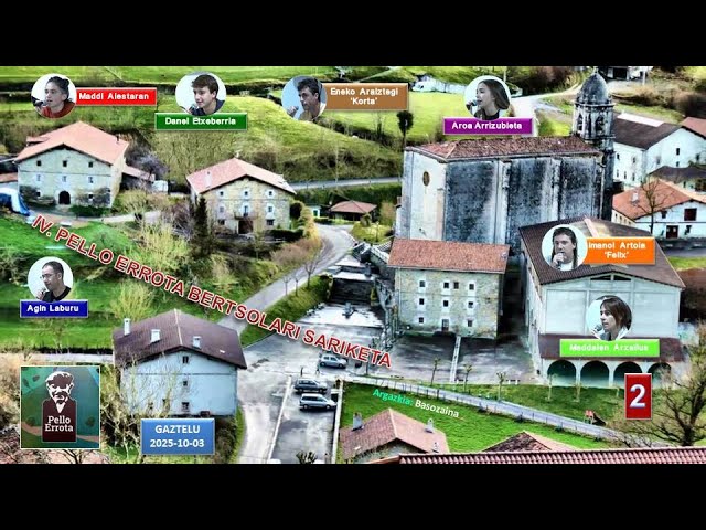 IV. Pello Errota Bertsolarien Sariketa (Gaztelu, 2025-10-03) (2) (47'15'') bideoaren irudi txikia