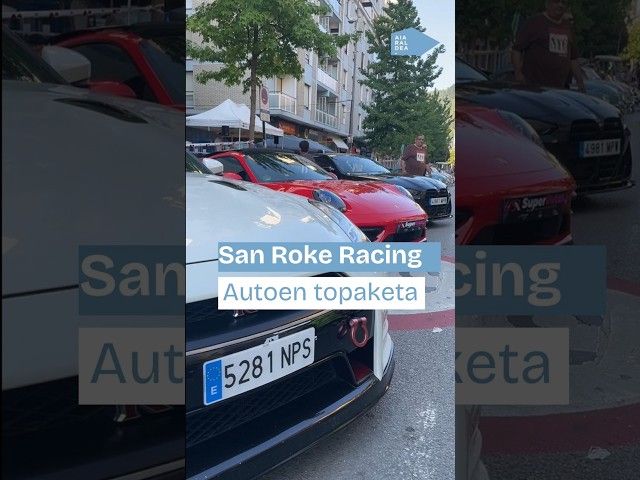 San Roke Rancingen ibilgailuen topaketak herrigunea hartu zuen bideoaren irudi txikia