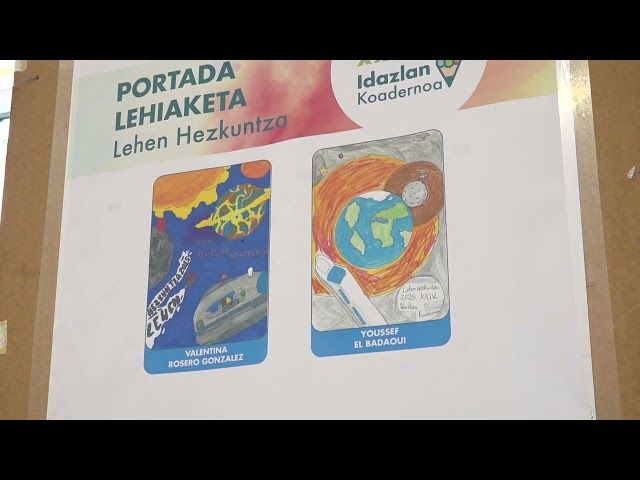 Idazlan Koadernoen azalak ikusgai Arkupeetan bideoaren irudi txikia