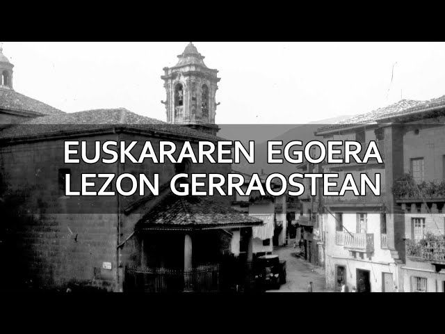 Euskararen egoera Lezon gerraostean bideoaren irudi txikia