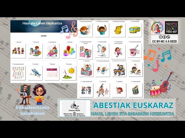 Umeentzako euskarazko abestiak: Nafarroako Gobernuaren baliabideak | Irakasleentzako baliabideak bideoaren irudi txikia