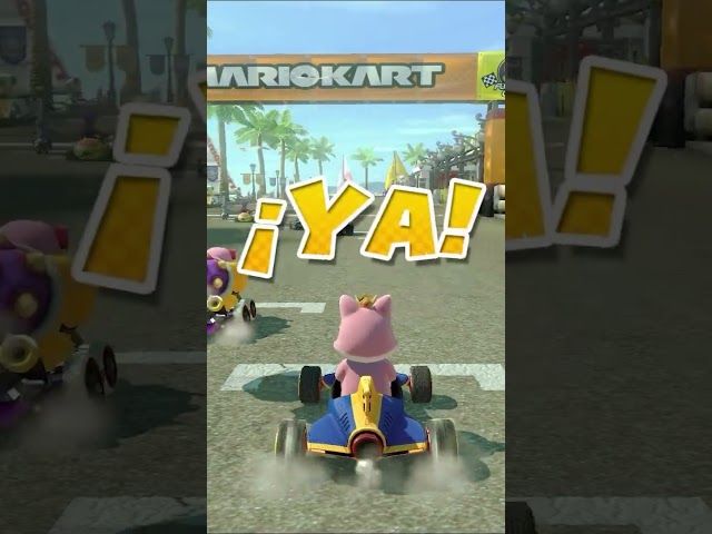 PEACH PROBATZEN | MARIOKART 8 DELUXE | #9 | BYKUGGAN KIDS | SHORT #1 #mario #nintendo #gaming bideoaren irudi txikia