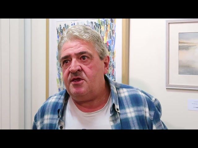 Urretxu eta Zumarragako pintura lehiaketa irabazi duen Juan Narbarteri omenaldia bideoaren irudi txikia
