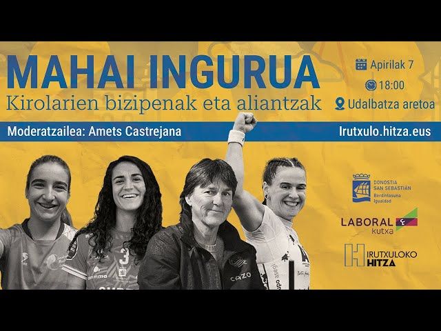 Kirolarien bizipenak eta aliantzak | Mahai ingurua bideoaren irudi txikia