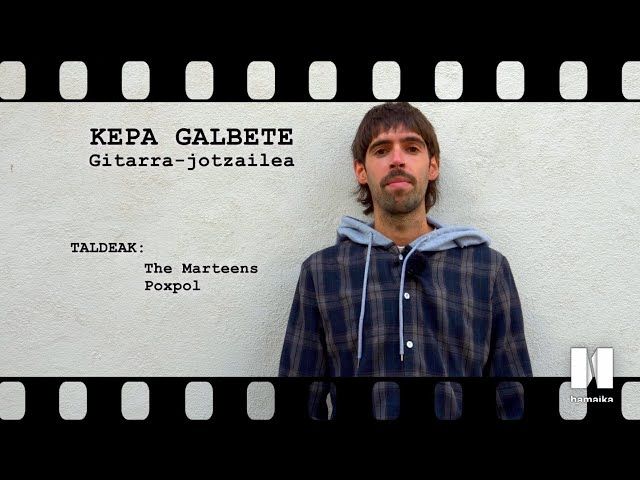 MusikaZuzenean TB - HITZ BITAN:  Kepa Galbete (The Marteens, Poxpol) bideoaren irudi txikia