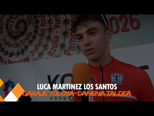 ELKARRIZKETA LUCA MARTINEZ LOS SANTOS GARAJE TOLOSA IRUÑERRIKO ITZULIA 2026 bideoaren irudi txikia