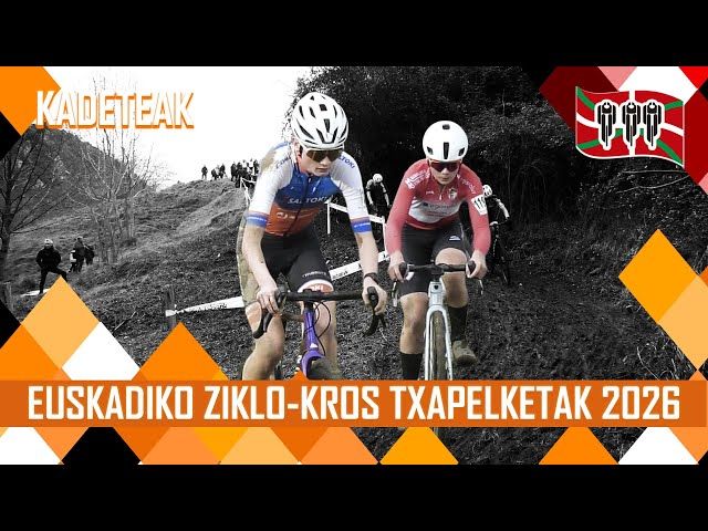 EUSKADIKO ZIKLO-KROS TXAPELKETAK 2026 | KADETEAK | SEGURA bideoaren irudi txikia