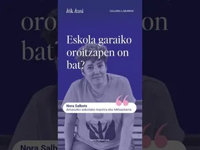GALDERA LABURRAK | Nora Salbotx bideoaren irudi txikia