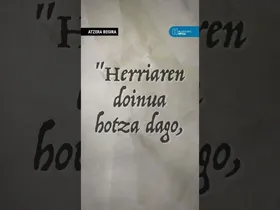 ⏳ Atzera begira | Herriaren isildutako kantua pizteko ikurra edukiaren irudi txikia
