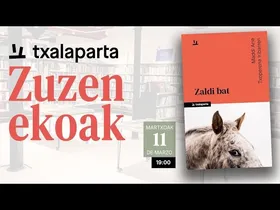 'Zaldi bat' eleberriaren aurkezpena edukiaren irudi txikia