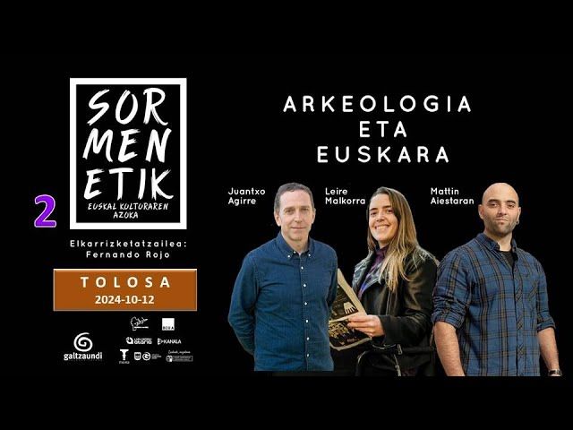 Arkeologia eta euskara (2) (Tolosa, 2024-10-12) (35'50'') bideoaren irudi txikia