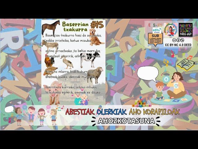 Baserrian txakurra.🐶🏠 #15 👅AHO-KORAPILOAK | Haur Lehen Hezkuntza. | Hizkuntza. bideoaren irudi txikia