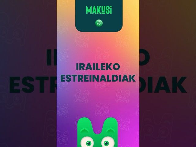 Hona hemen IRAILEKO ESTREINALDI BERRIAK 💥👀‼️#MAKUSI #IkusiMAKUSI #Estreinaldiak bideoaren irudi txikia