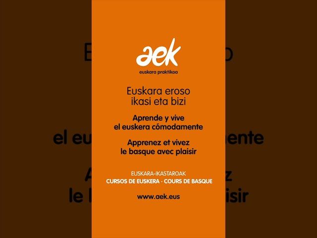 AEKn euskara eroso ikasi eta bizi bideoaren irudi txikia