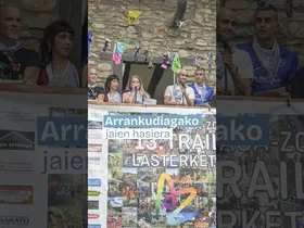 Auzolanari gorazarre eginda hasi dituzte Arrankudiagako jaiak edukiaren irudi txikia