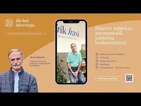 HIK HASI LABORATEGIA | Haurra: subjektu autonomotik subjektu komunitariora edukiaren irudi txikia