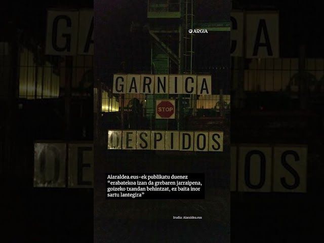 Greba mugagabea hasi dute Maderas de Llodio enpresan #laburrean bideoaren irudi txikia
