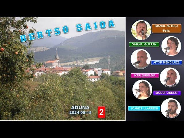 Bertso saioa (2) (Aduna, 2024-08-15) (49'50'') bideoaren irudi txikia