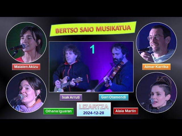 Bertso saio musikatua (1) (Lizartza, 2024-12-28) (43'30'') bideoaren irudi txikia