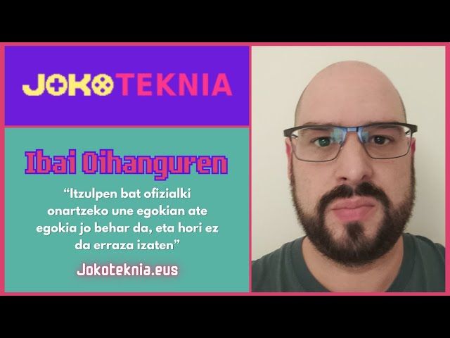 Euskarazko bideojokoak: itzulpengintza eta bitxikeriak - Jokoteknia 2024 - Ibai Oihanguren bideoaren irudi txikia