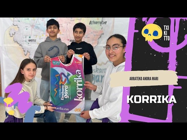 🎙 ARRATEKO ANDRA MARI - Korrika 📝 Ikasleekin Berriketan -TXIKITTO bideoaren irudi txikia