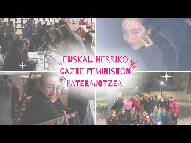 Euskal Herriko Gazte Feministon Baterajotzea | Edo grabatzen akordau naizena... bideoaren irudi txikia