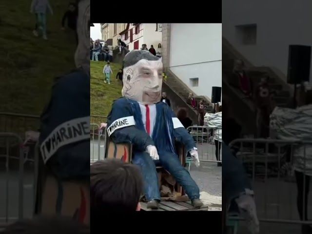 Ikerketa bat abiatu dute Hazparneko ihauteetan erre duten San Pantzarren irudiagatik bideoaren irudi txikia