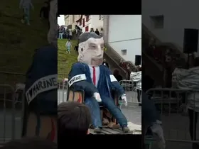 Ikerketa bat abiatu dute Hazparneko ihauteetan erre duten San Pantzarren irudiagatik edukiaren irudi txikia