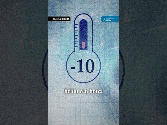 ⏳ Atzera begira | Elurrak eta hotzak 'inguru paregabea' eski pista bilakatu zutenekoa bideoaren irudi txikia