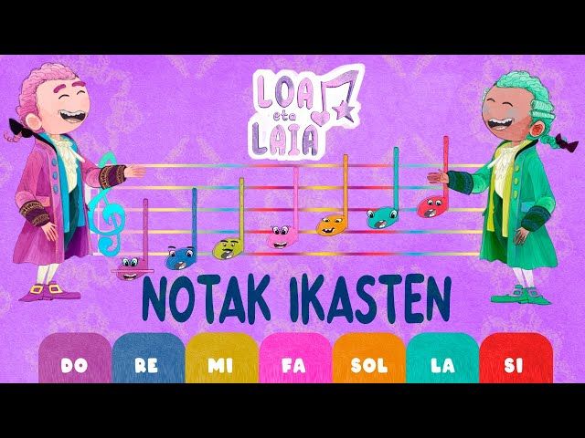 NOTAK IKASTEN - LOA eta LAIA I Marrazki bizidunak euskaraz I 4x01 bideoaren irudi txikia