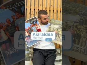 Kalean da ikasturteko lehenengo Aiaraldea Hemen hamabostekaria, eta guk zalantza bat izan dugu edukiaren irudi txikia