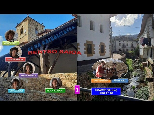'Ez da kasualitatea' bertso saioa (1) (Muxika, 2026-07-23) (53'40'') bideoaren irudi txikia