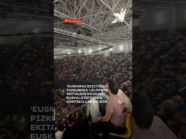 #Aktualitatea - Euskaraz bizitzeko pizkundea ekitaldia egin du Euskalgintzaren Kontseiluak Bilbon. bideoaren irudi txikia