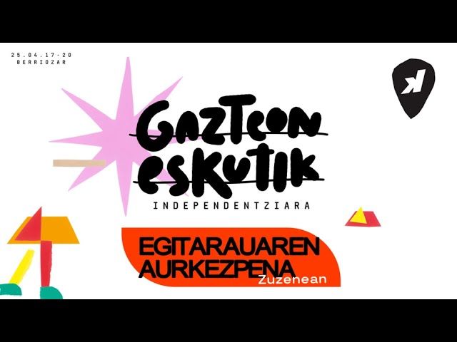 Gazteon Eskutik - Egitarauaren aurkezpena Laba-tik bideoaren irudi txikia