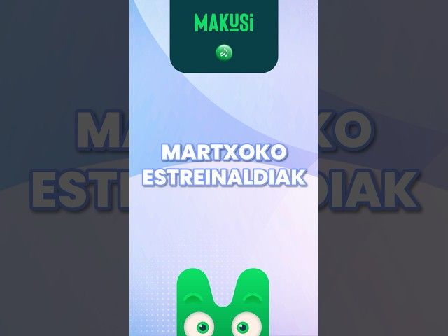 ESTREINALDI ZORAGARRIAK izango ditugu MARTXOAN 🤩🥳🚀 bideoaren irudi txikia
