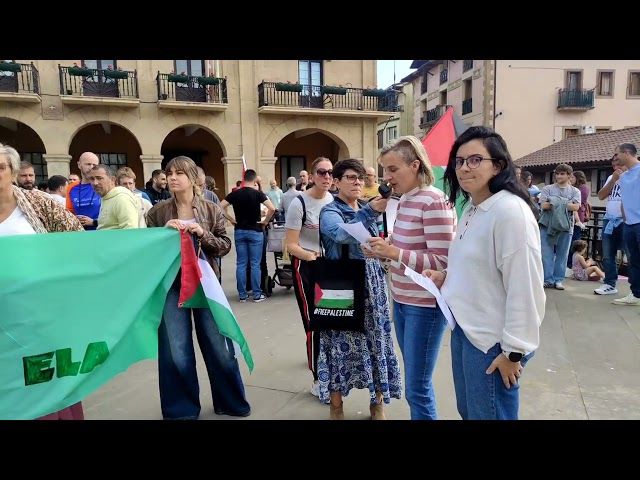 ELAren kontzentrazioa Beasainen Palestinaren alde bideoaren irudi txikia