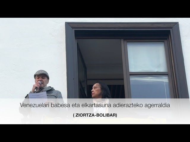 Venezuelaren aldeko agerraldia bideoaren irudi txikia