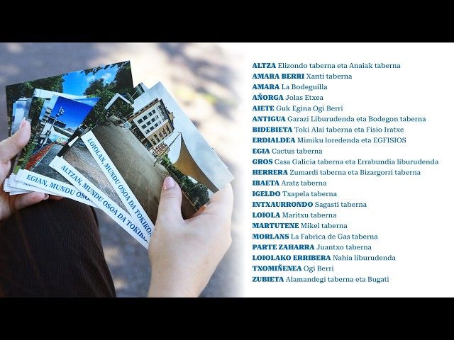 'Edonon, mundu osoa da tokikoa' postalak bideoaren irudi txikia
