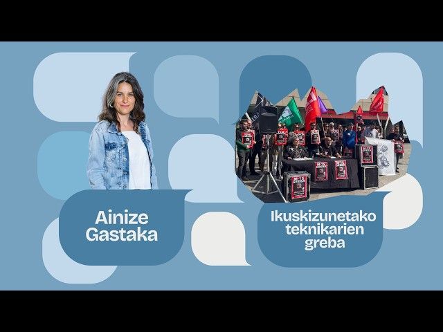 Laudioko aktualitatea eta teknikarien greba, azalera bideoaren irudi txikia