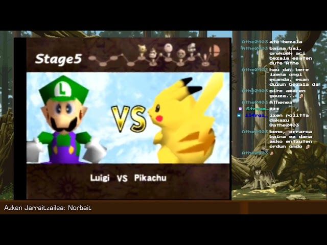 Super Smash Bros, jokalari bakarreko jokoa bideoaren irudi txikia