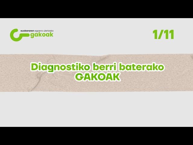 GAKOAK 01 | Diagnostiko berri baterako gakoak bideoaren irudi txikia