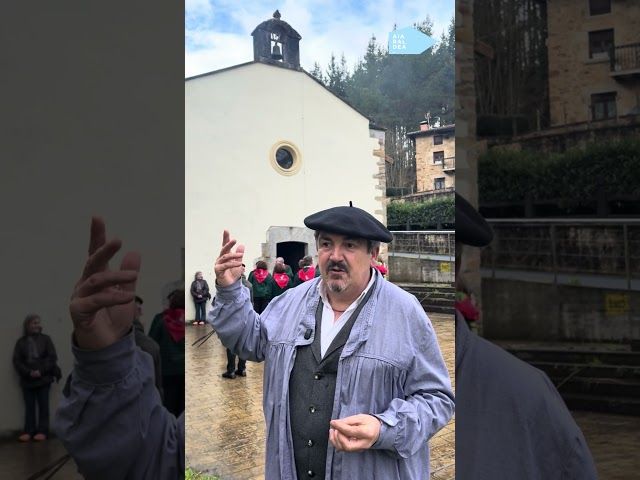 Gernikako zuhaitzaren kimua neurtuta ospatu zuten Kanporamartxo Larrazabalen bideoaren irudi txikia